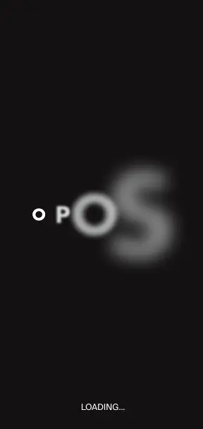 Mobile screen of intro loading screen